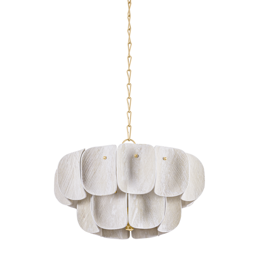 Amalfi Chandelier - 8-Light - Vintage Gold Leaf by Hudson Valley Lighting