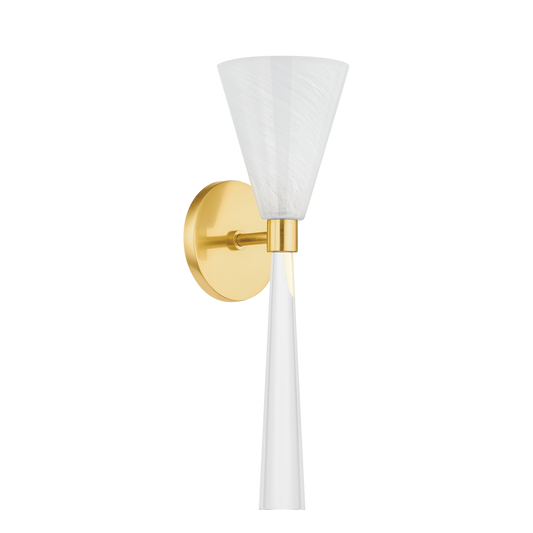 Amara Wall Sconce - 1-Light - Aged Brass - Mitzi H862101-AGB
