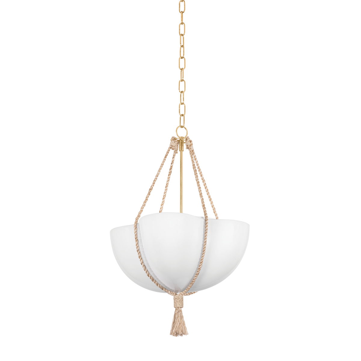 Amberley Large Pendant - Vintage Gold Leaf by Hudson Valley Lighting