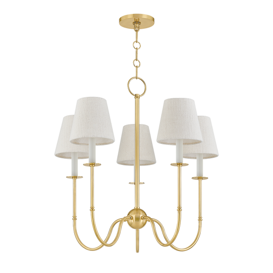 Amina 5-Light Chandelier by Hudson Valley Lighting