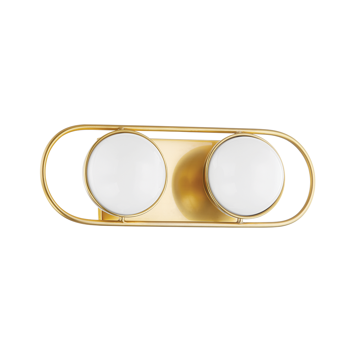 Amy Vanity Light - 2-Light - Aged Brass - Mitzi H783302-AGB