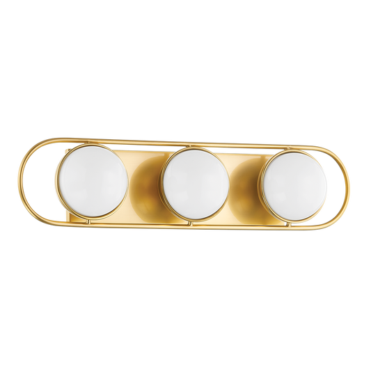 Amy Vanity Light - 3-Light - Aged Brass - Mitzi H783303-AGB