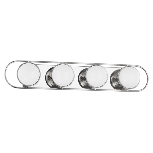 Amy Vanity Light - 4-Light - Polished Nickel - Mitzi H783304-PN