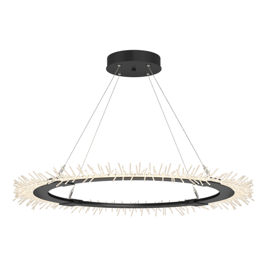 Anemone Circular LED Pendant - Black by Hubbardton Forge