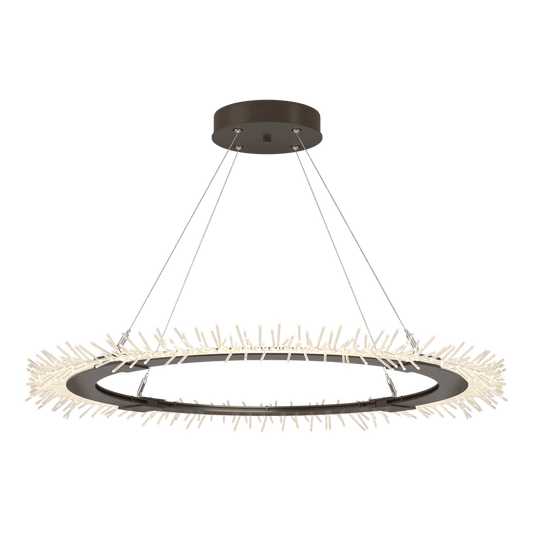 Anemone Circular LED Pendant - Bronze by Hubbardton Forge