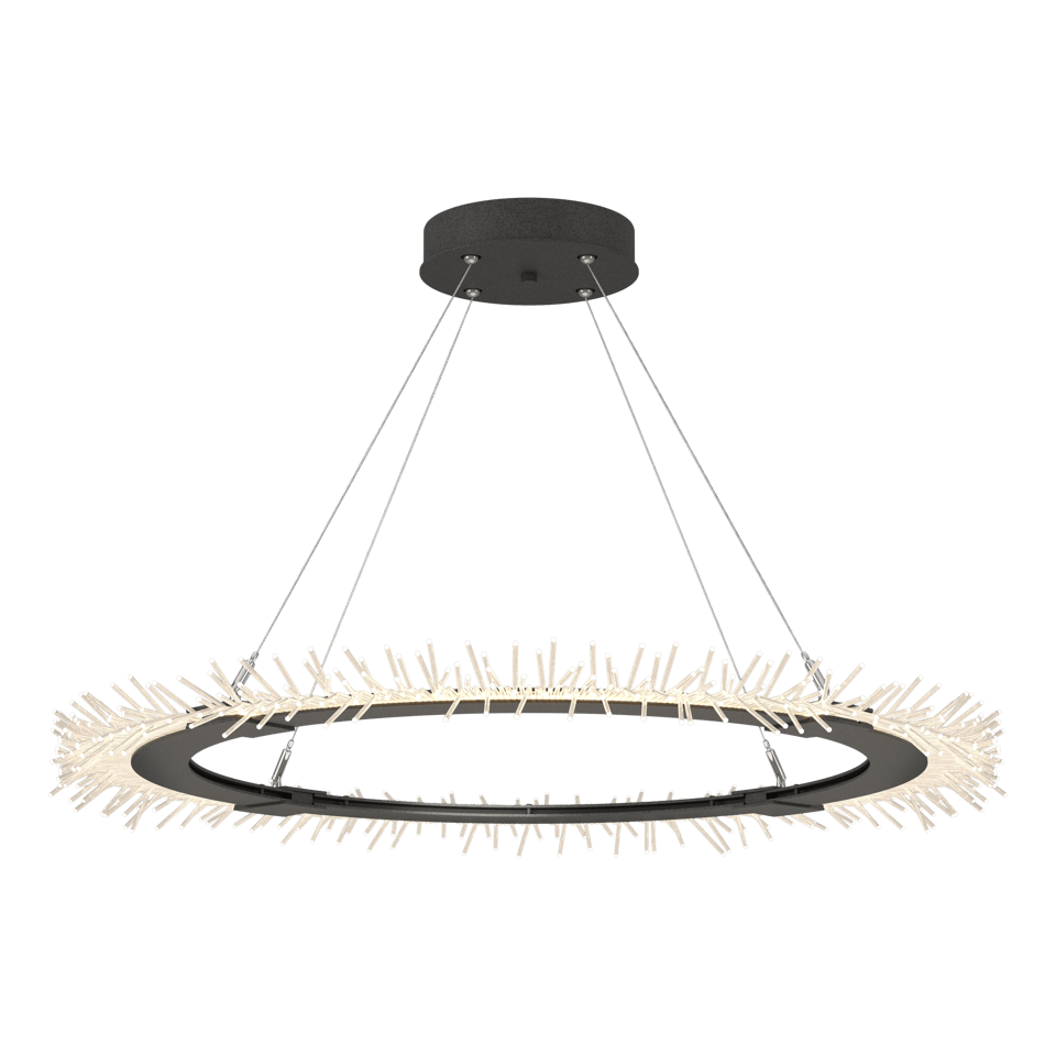 Anemone Circular LED Pendant - Natural Iron by Hubbardton Forge