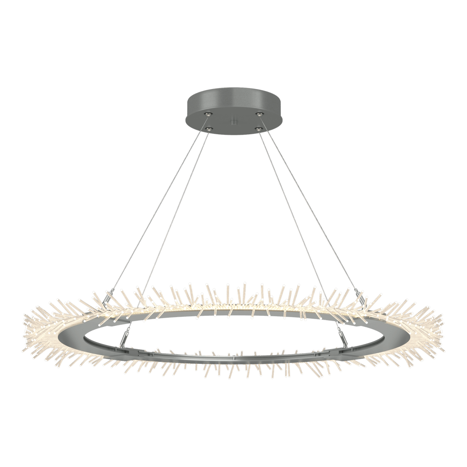 Anemone Circular LED Pendant - Vintage Platinum by Hubbardton Forge
