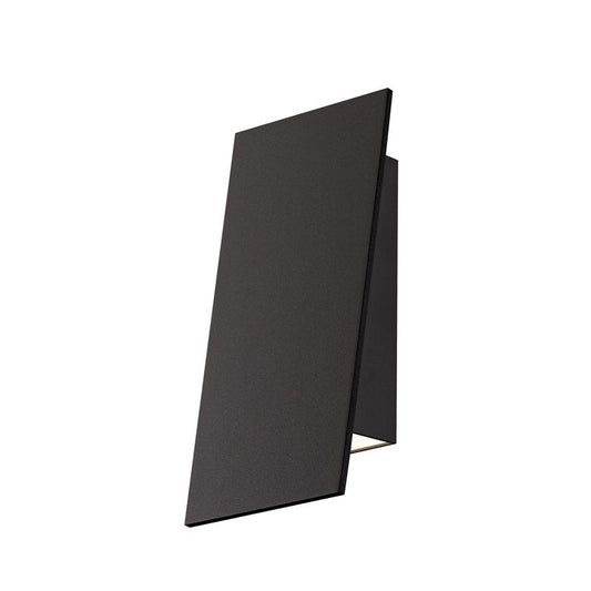 Angled Plane Narrow Downlight LED Sconce - Textured Bronze by SONNEMAN