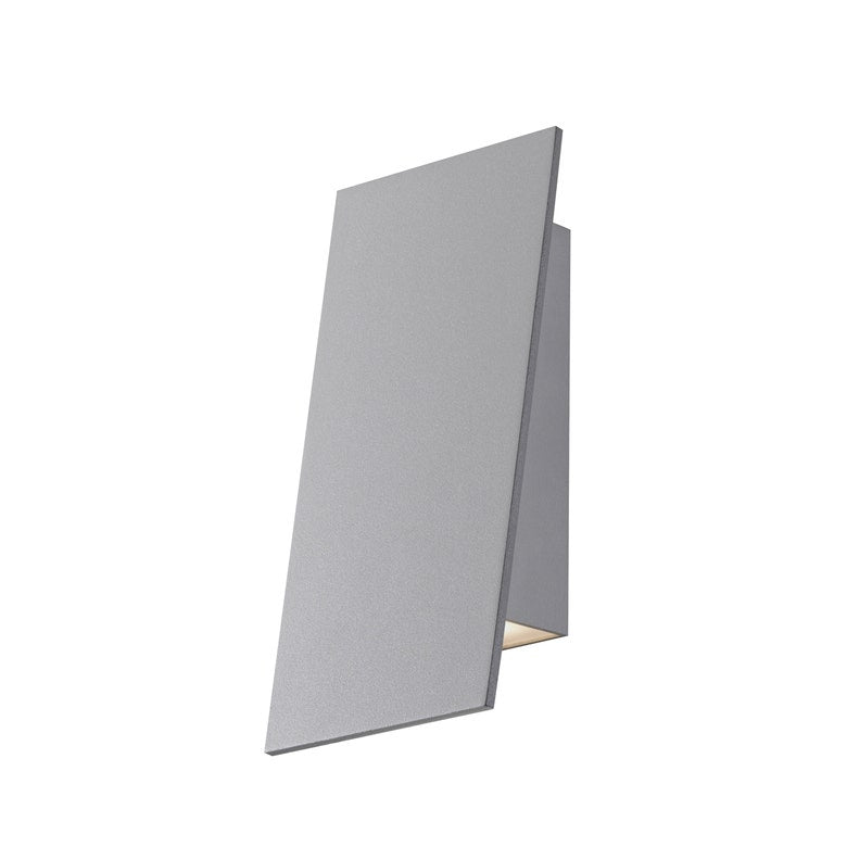 Angled Plane Narrow Downlight LED Sconce - Textured Gray by SONNEMAN