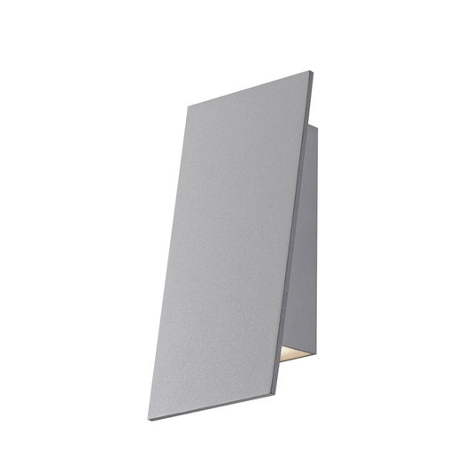 Angled Plane Narrow Downlight LED Sconce - Textured Gray by SONNEMAN