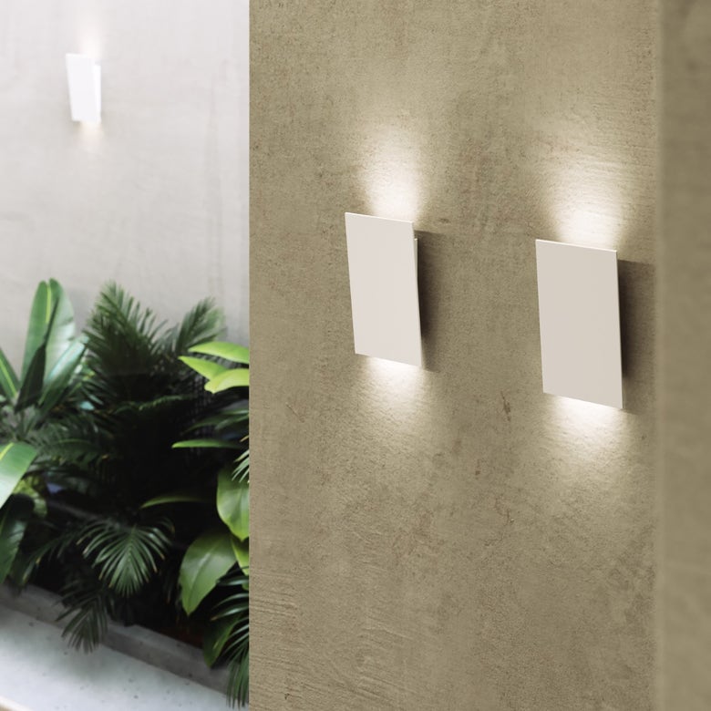 Angled Plane Narrow LED Sconce by SONNEMAN
