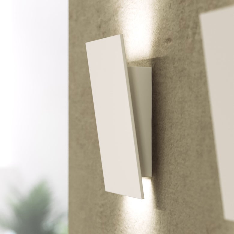 Angled Plane Narrow LED Sconce by SONNEMAN