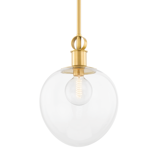 Anna Large Pendant - 1-Light - Aged Brass - Mitzi H736701L-AGB