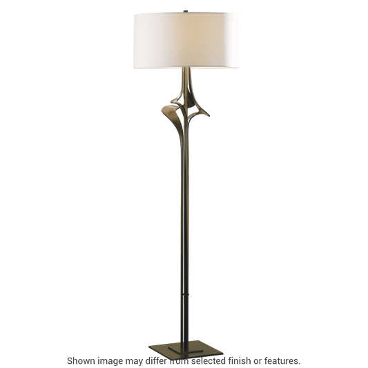 Antasia Floor Lamp - Bronze - Natural Anna Shade by Hubbardton Forge