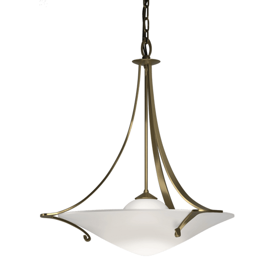Antasia Pendant - Modern Brass - Opal Glass by Hubbardton Forge