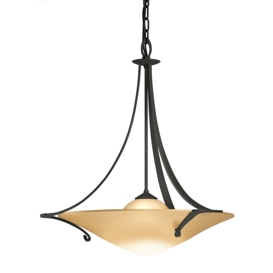 Antasia Pendant - Natural Iron - Sand Glass by Hubbardton Forge