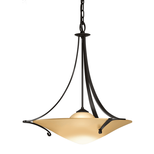 Antasia Pendant - Oil Rubbed Bronze - Sand Glass by Hubbardton Forge