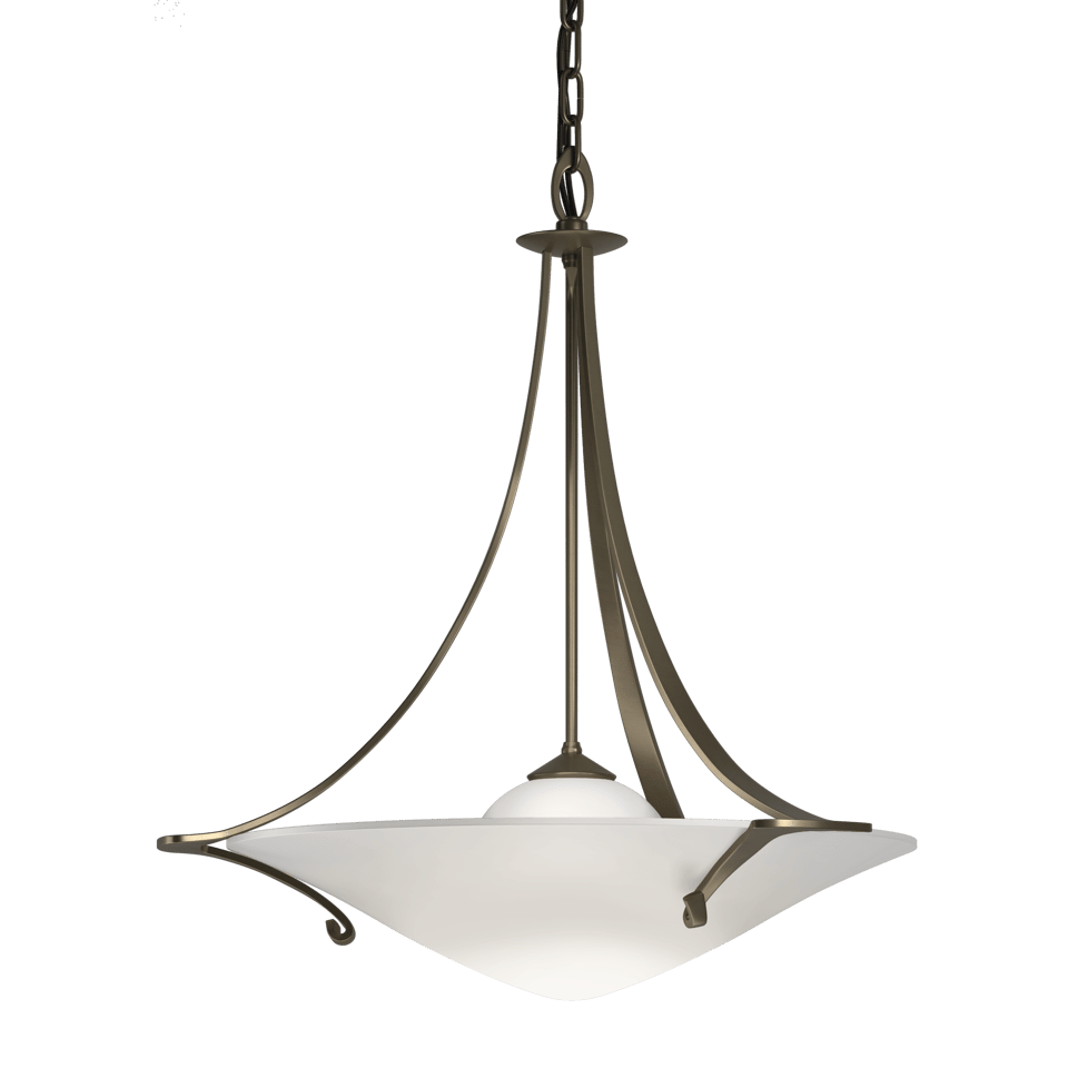 Antasia Pendant - Soft Gold - Opal Glass by Hubbardton Forge