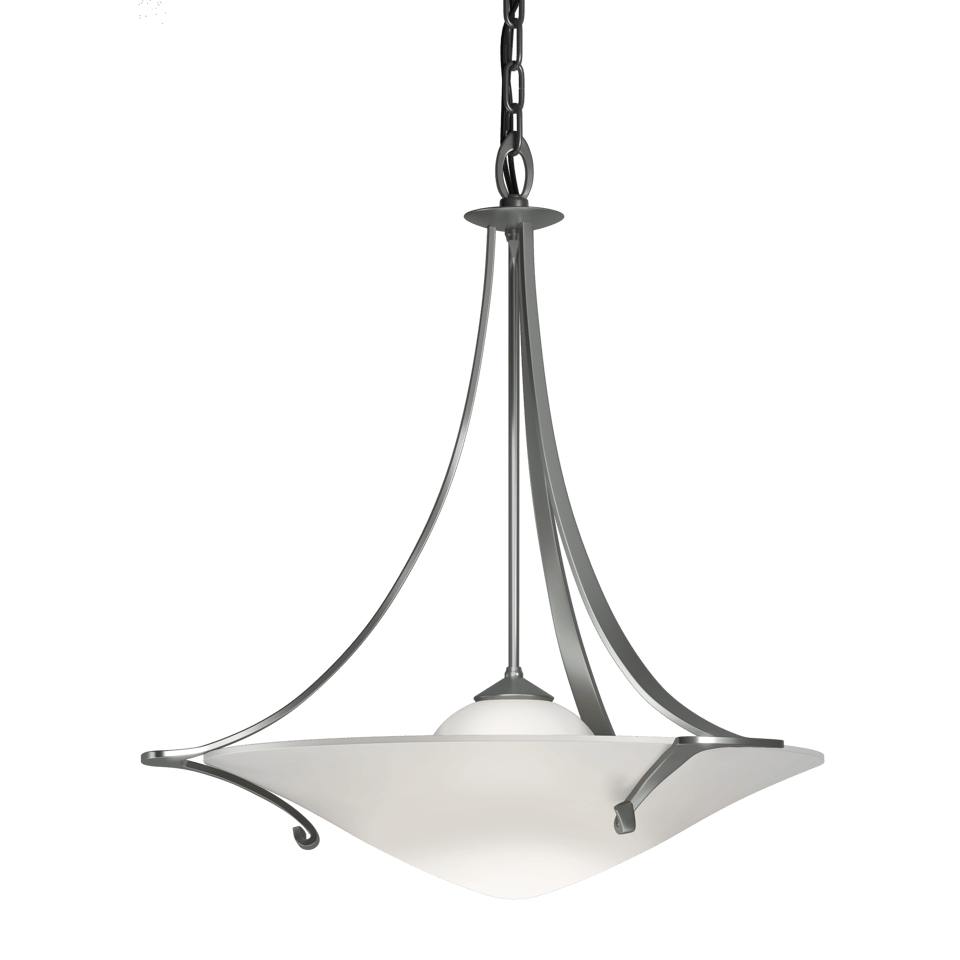 Antasia Pendant - Vintage Platinum - Opal Glass by Hubbardton Forge