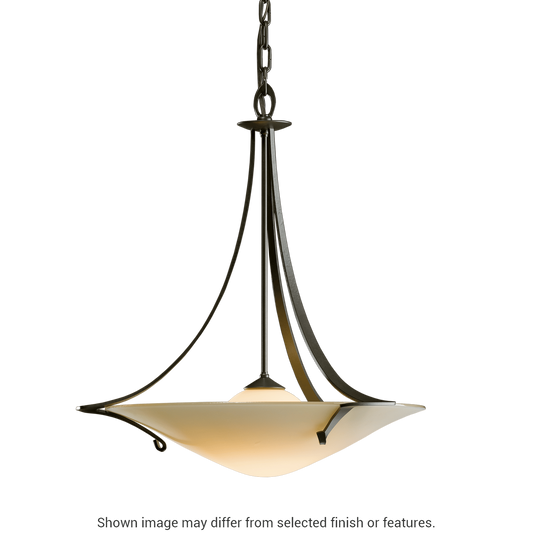 Antasia Pendant - White - Sand Glass by Hubbardton Forge