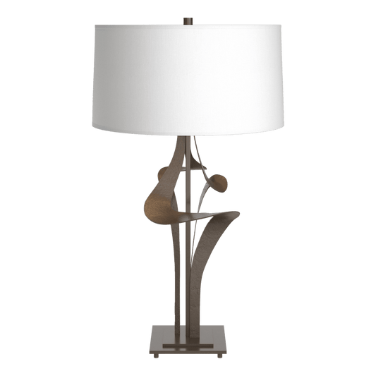 Antasia Table Lamp - Bronze - Natural Anna Shade by Hubbardton Forge