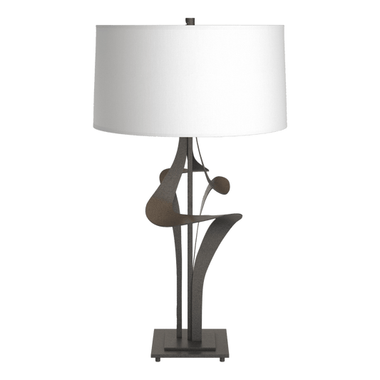 Antasia Table Lamp - Natural Iron - Natural Anna Shade by Hubbardton Forge