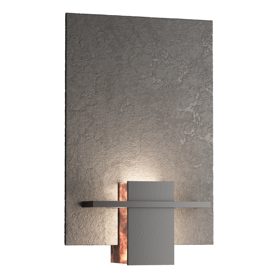 Aperture Sconce - Black - Topaz Glass by Hubbardton Forge