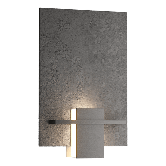 Aperture Sconce - Black - White Art Glass by Hubbardton Forge