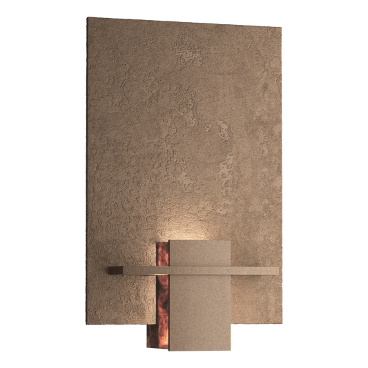 Aperture Sconce - Bronze - Topaz Glass by Hubbardton Forge