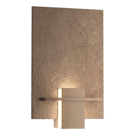 Aperture Sconce - Bronze - White Art Glass by Hubbardton Forge