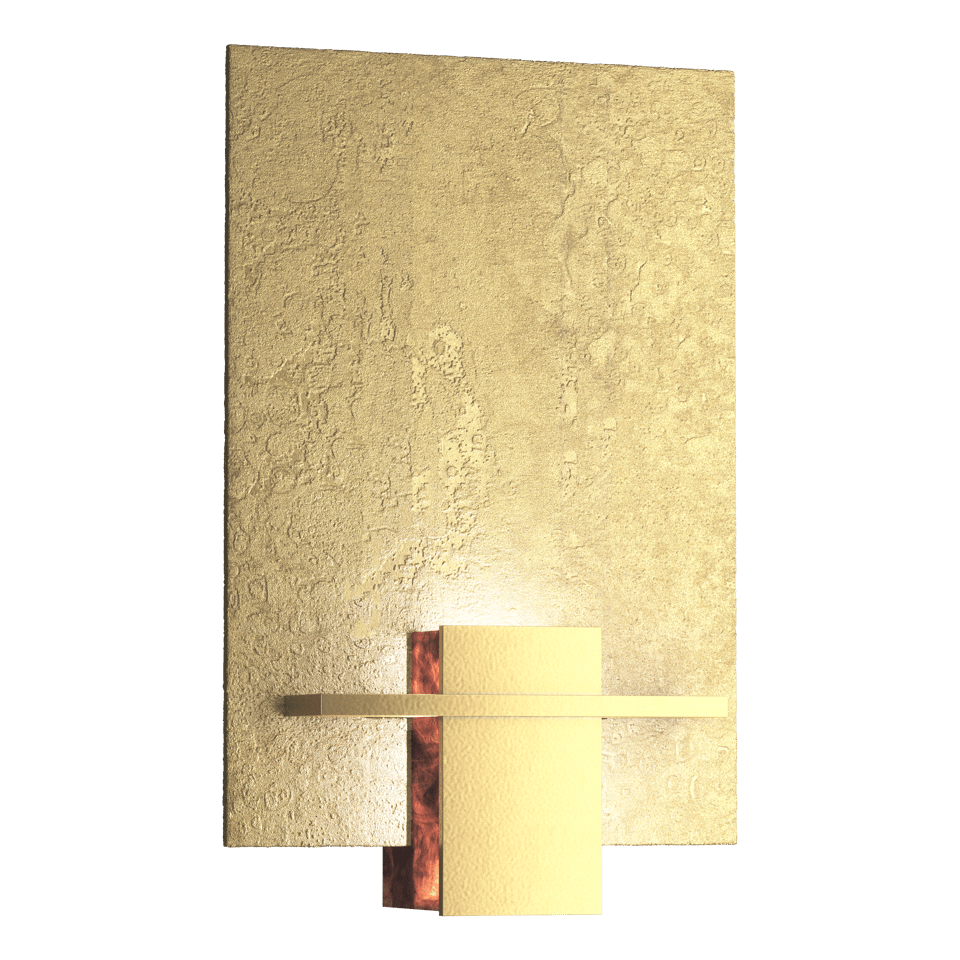 Aperture Sconce - Modern Brass - Topaz Glass by Hubbardton Forge