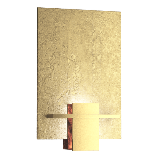 Aperture Sconce - Modern Brass - Topaz Glass by Hubbardton Forge