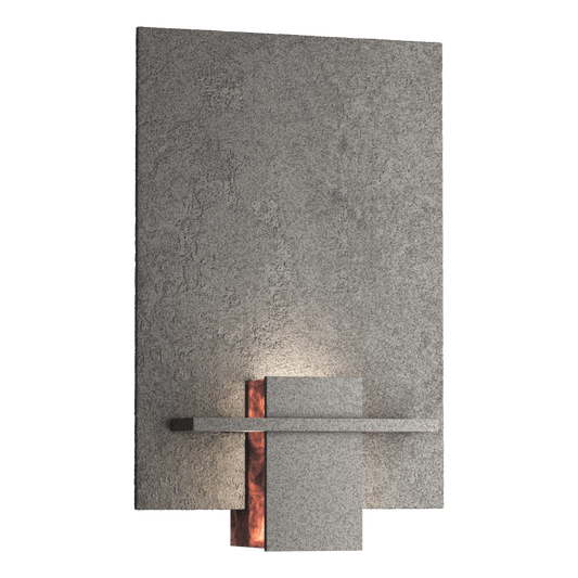 Aperture Sconce - Natural Iron - Topaz Glass by Hubbardton Forge