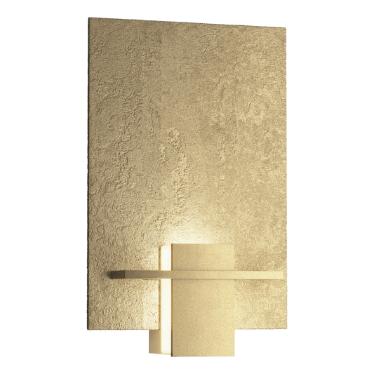 Aperture Sconce - Soft Gold - White Art Glass by Hubbardton Forge