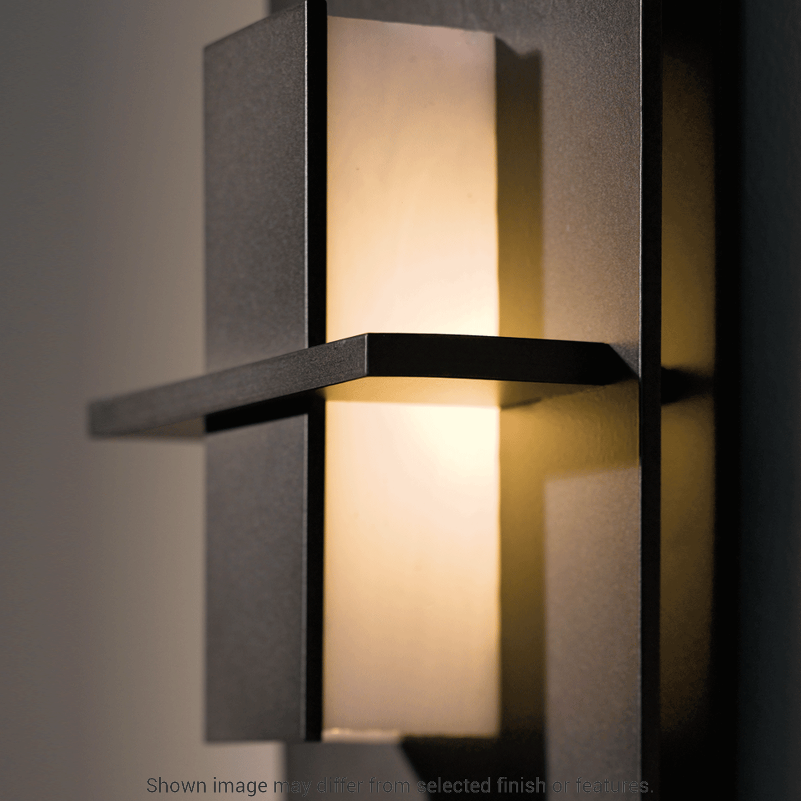 Aperture Vertical Sconce - White - White Art Glass by Hubbardton Forge