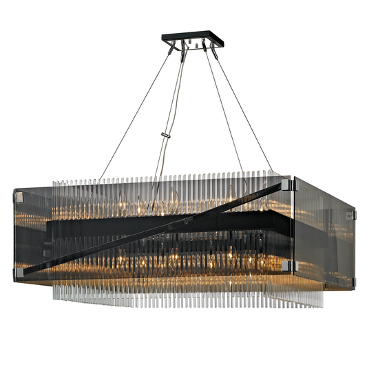 Apollo Chandelier - 16-Light - Bronze/Polished Chrome - Troy Lighting F5907-BRZ/PC