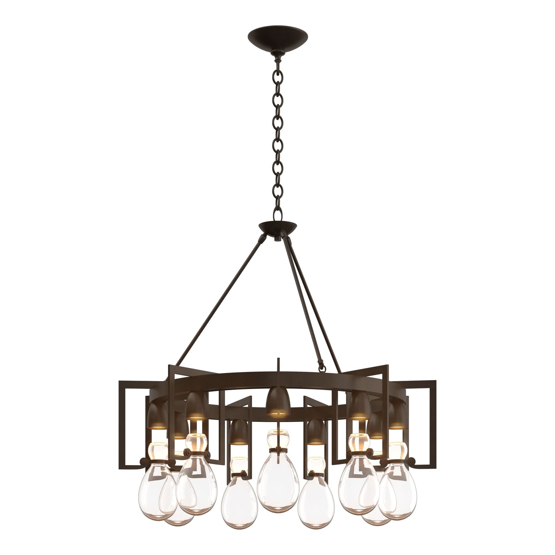 Apothecary Circular Chandelier - Bronze by Hubbardton Forge
