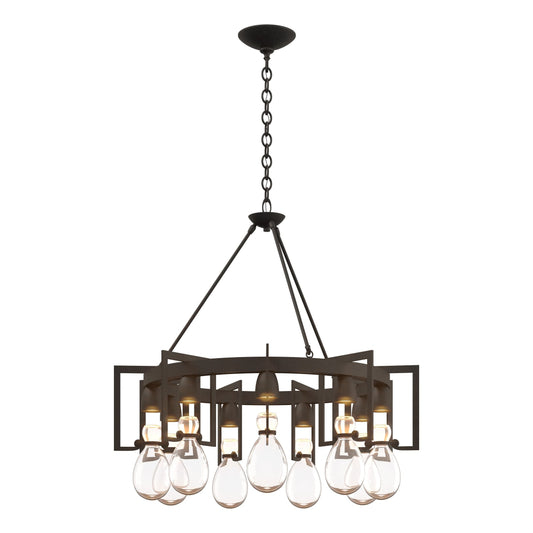 Apothecary Circular Chandelier - Natural Iron by Hubbardton Forge