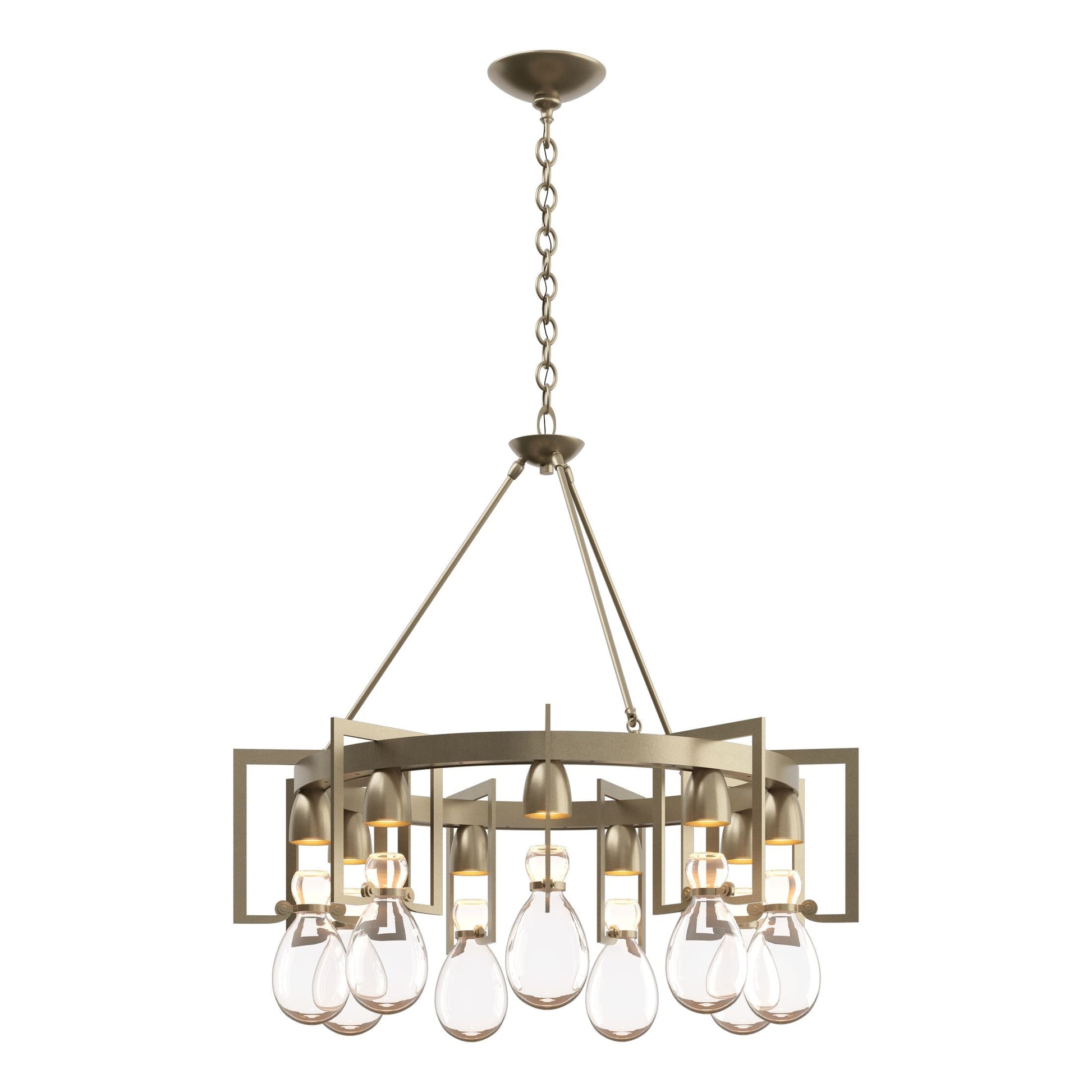 Apothecary Circular Chandelier - Soft Gold by Hubbardton Forge