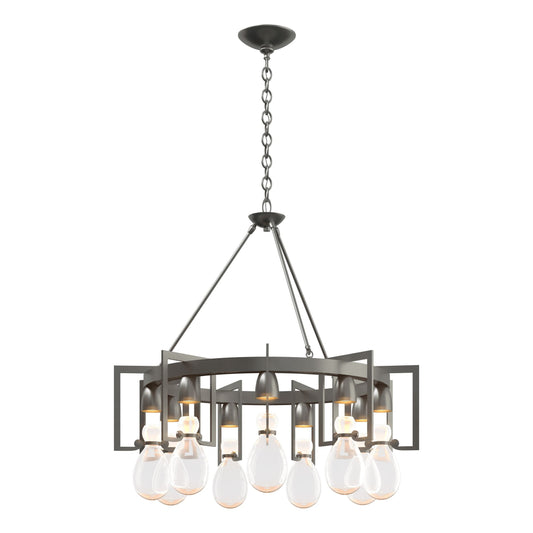 Apothecary Circular Chandelier - Vintage Platinum by Hubbardton Forge