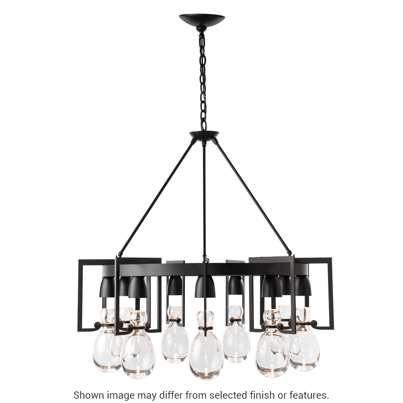 Apothecary Circular Chandelier - White by Hubbardton Forge
