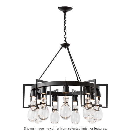 Apothecary Circular Chandelier - White by Hubbardton Forge
