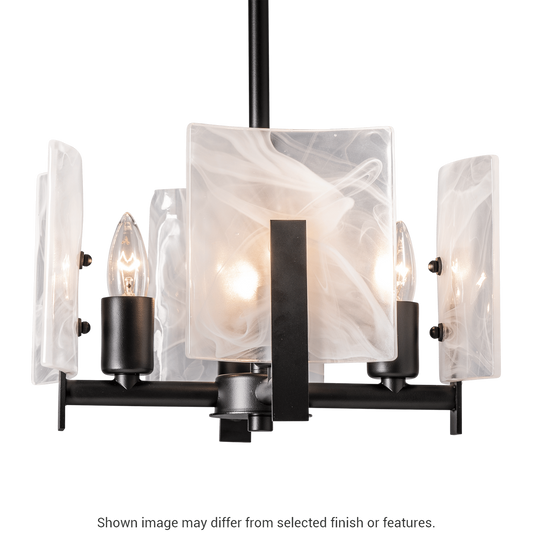 Arc 4-Light Semi-Flush Pendant - White by Hubbardton Forge