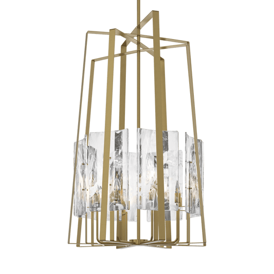 Arc 8-Light Tall Pendant - Modern Brass by Hubbardton Forge