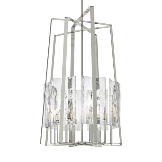 Arc 8-Light Tall Pendant - Sterling by Hubbardton Forge