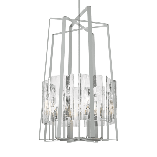 Arc 8-Light Tall Pendant - Vintage Platinum by Hubbardton Forge