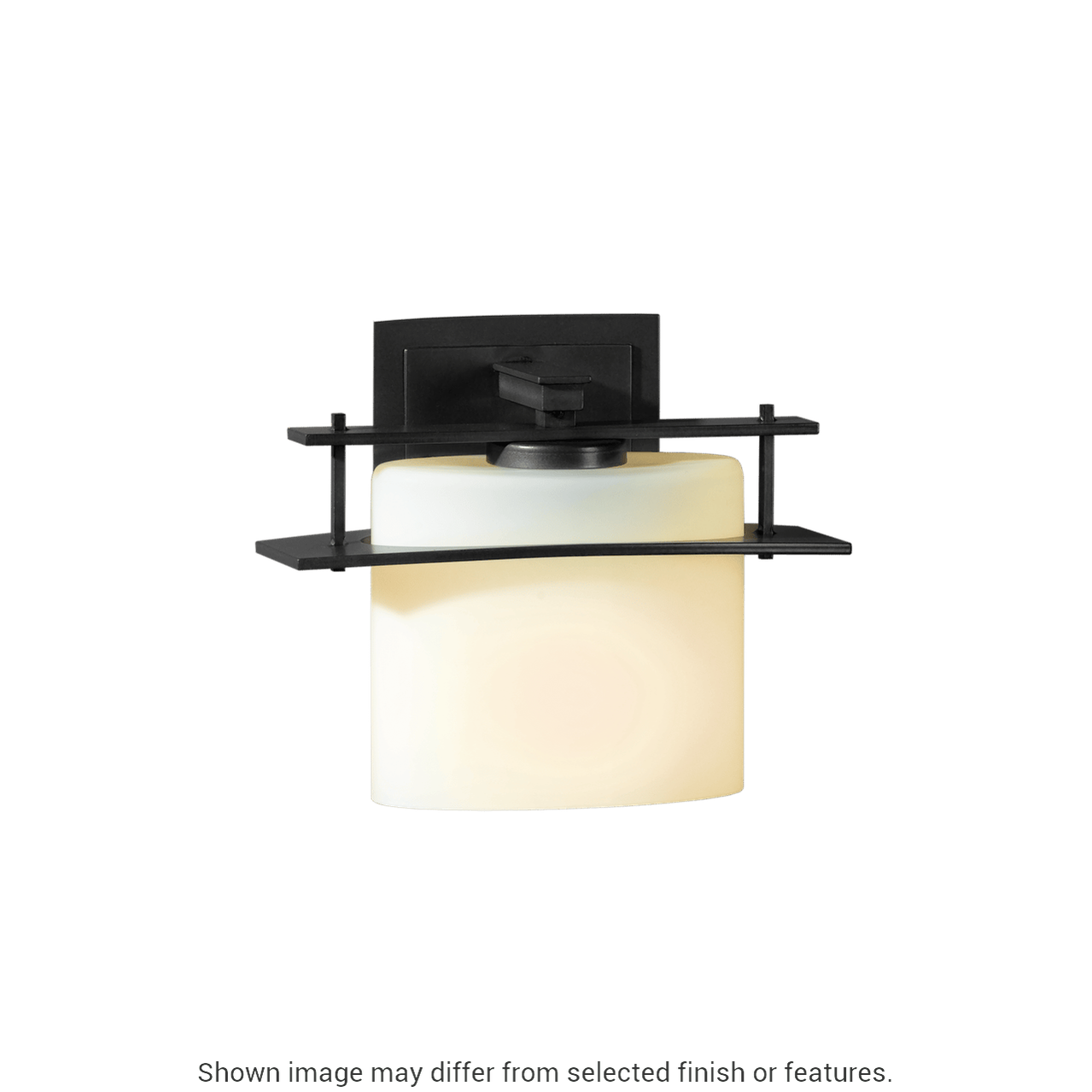 Arc Ellipse 1-Light Sconce - White by Hubbardton Forge