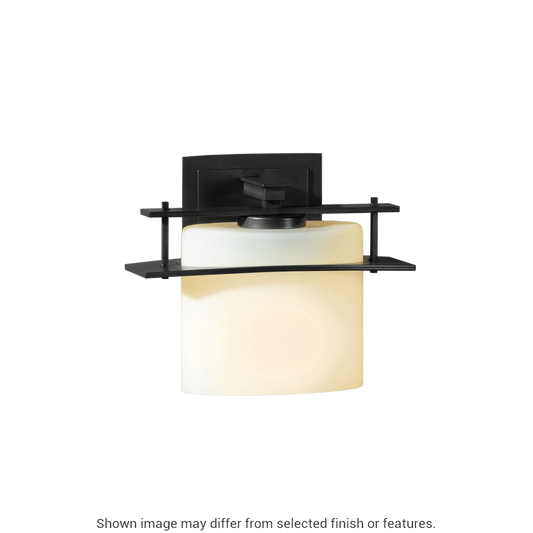 Arc Ellipse 1-Light Sconce - White by Hubbardton Forge