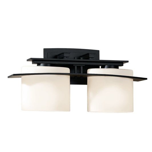 Arc Ellipse 2-Light Sconce - Black by Hubbardton Forge