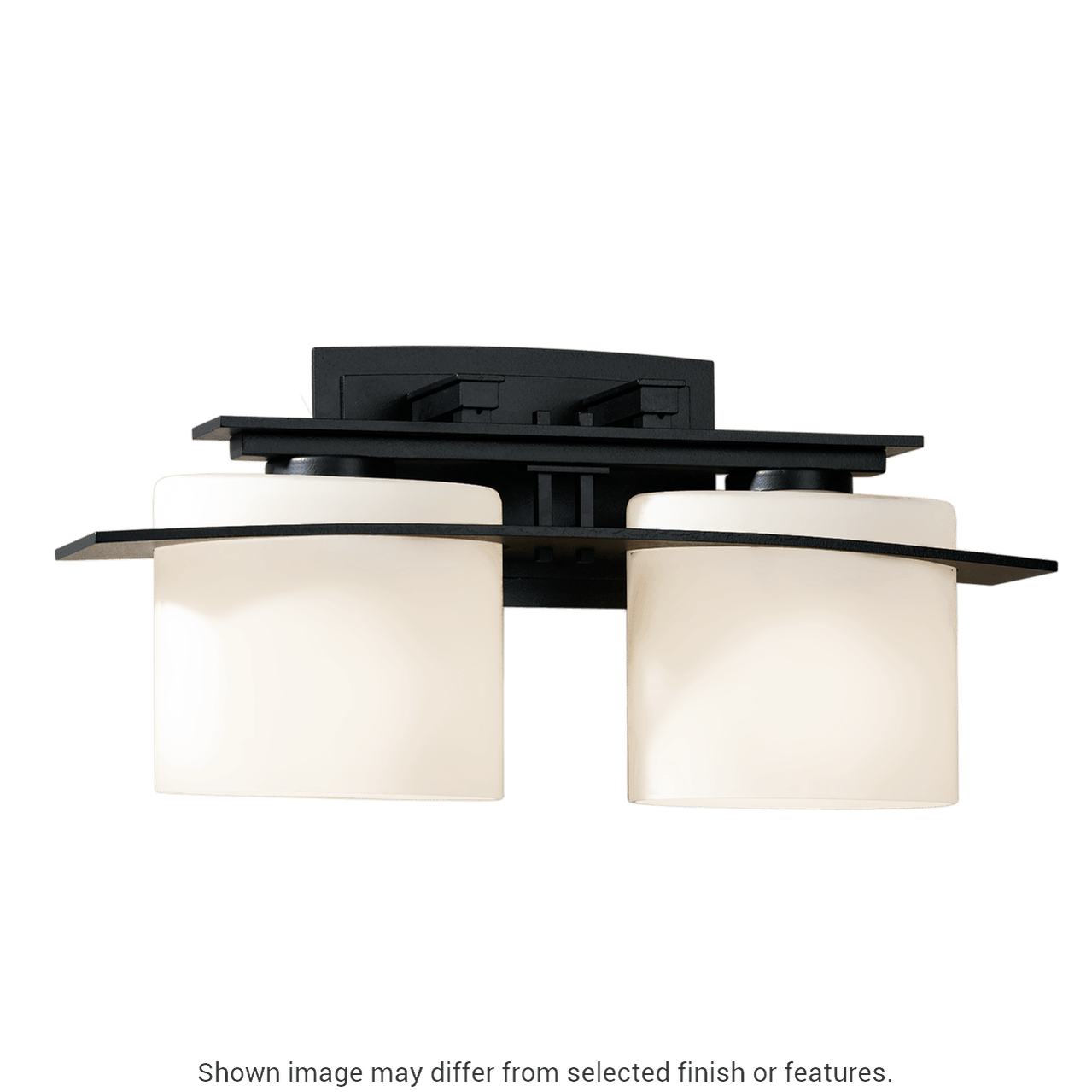 Arc Ellipse 2-Light Sconce - White by Hubbardton Forge